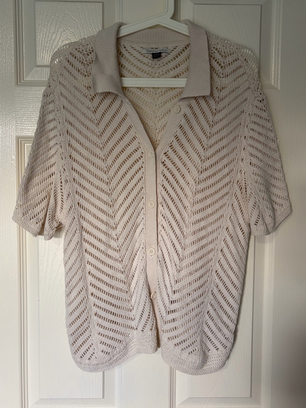 American eagle crochet button down cardigan - size M